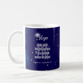 Taza De Café Virgo Rótulo Zodiaco Astrología Horoscopio