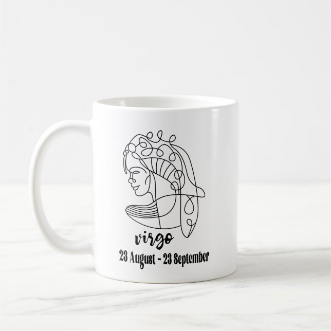 Taza De Café Virgo, Zodiac (Izquierda)