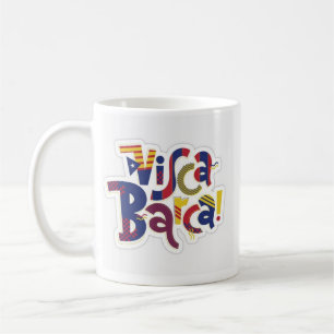 Taza de café Visca Barça Regalo para fanáticos del