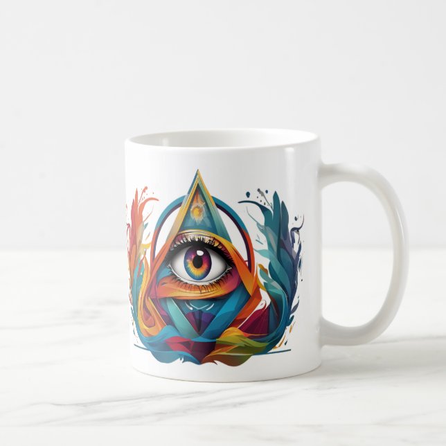 Taza De Café Visión Diversa Única (Derecha)