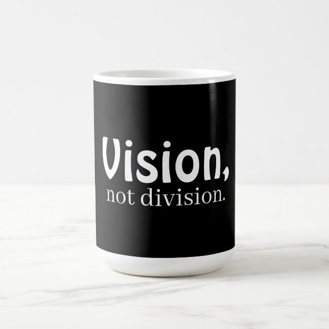 Taza de café visión, no división (Centro)
