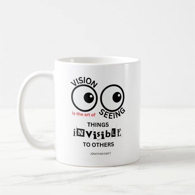 Taza De Café Visión - Oferta De Jonathan Swift - (Izquierda)