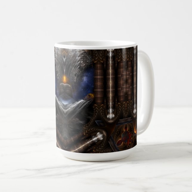 Taza De Café Visiones de Steampunk (Anverso derecho)