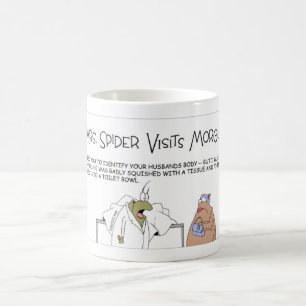 Taza De Café Visita del depósito de cadáveres de la araña