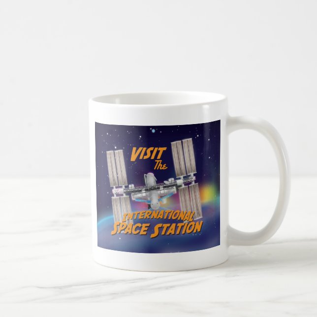 Taza De Café Visita la Estación Espacial Internacional (Derecha)