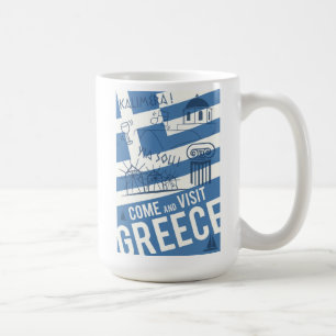 Taza De Café Visita venida Grecia