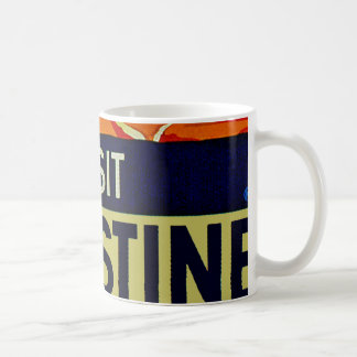 Taza De Café Visitar texto de Palestina