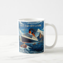 Taza De Café Visitar tierras lejanas