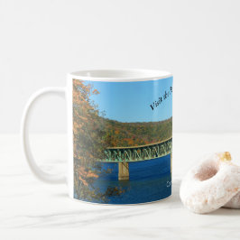 Taza De Café Visite el pintoresco puente Casey Souvenir de PA W