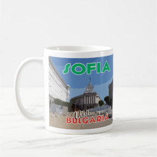 Taza De Café Visite Sofía, Bulgaria me encanta el café Mug