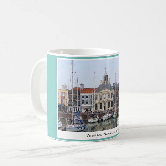 Taza De Café Vissershaven View, Vlissingen, Países Bajos (Anverso izquierdo)