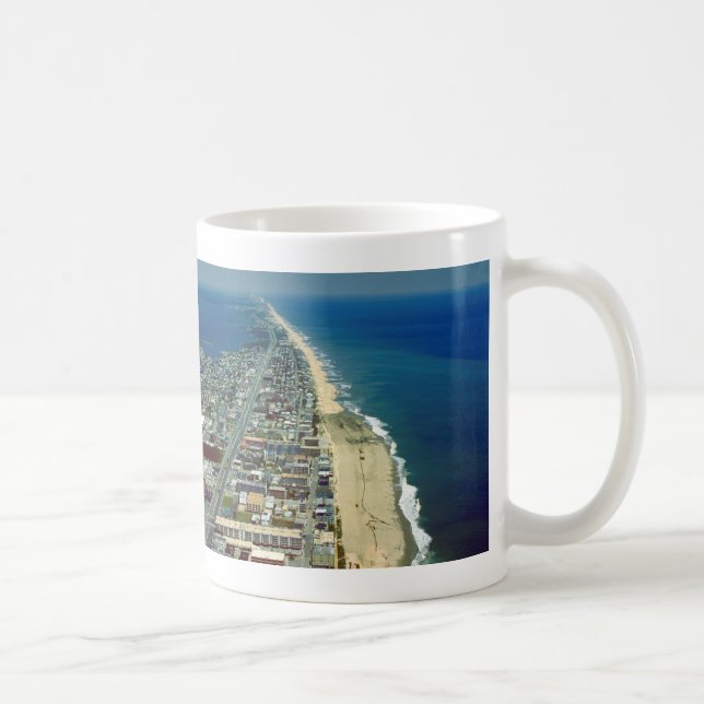 Taza De Café Vista aérea de la ciudad Maryland del océano (Derecha)