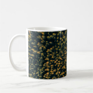 Taza De Café Vista aérea de los árboles