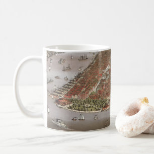 Taza De Café Vista aérea de Manhattan, Nueva York, Estados Unid
