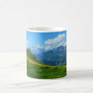 Taza De Café Vista alpina en Suiza