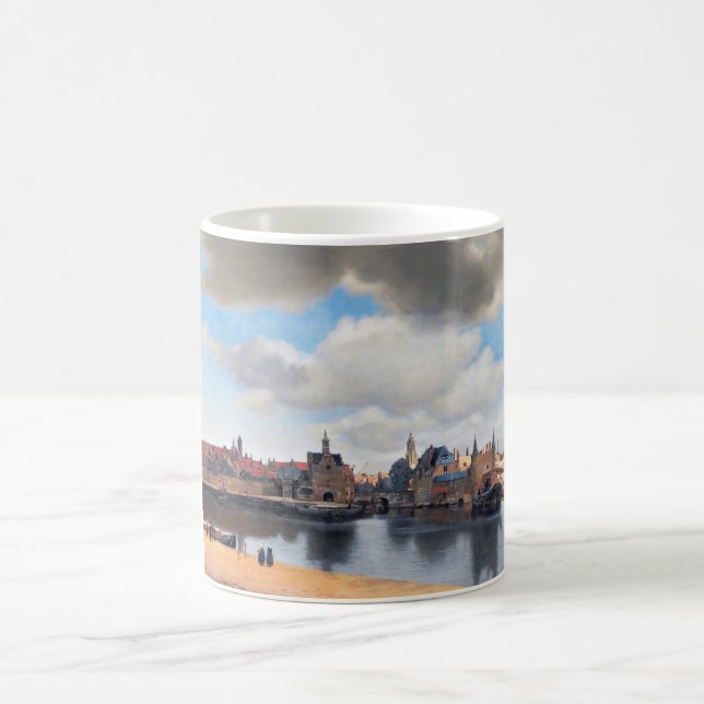Taza De Café Vista de Delft, Johannes Vermeer, 1659-1660 (Centro)