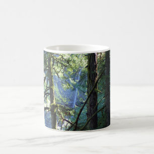 Taza De Café Vista de Elowah Falls, Oregón