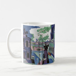 Taza De Café Vista de Kirchner de Dresden Schlossplatz Arte Fin