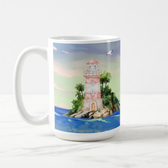 Taza De Café Vista de los océanos (Izquierda)