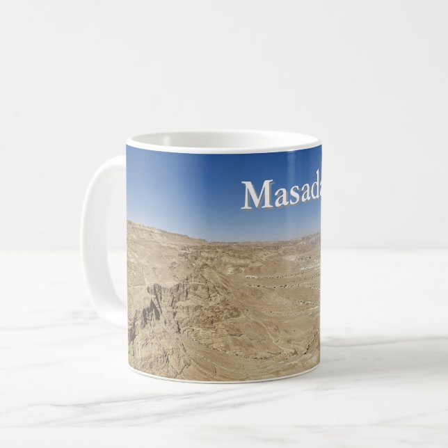 Taza De Café Vista de Masada (Anverso izquierdo)