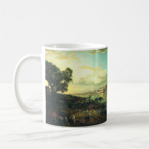 Taza De Café Vista de Varsovia desde Praga por Bernardo Bellott