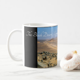Taza De Café Vista del desierto negro, Farafra, Egipto