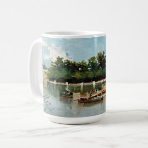 Taza De Café Vista del espigón   Joaquín Sorolla
