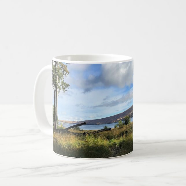 Taza De Café Vista del lago Wallowa, Oregón (Anverso izquierdo)