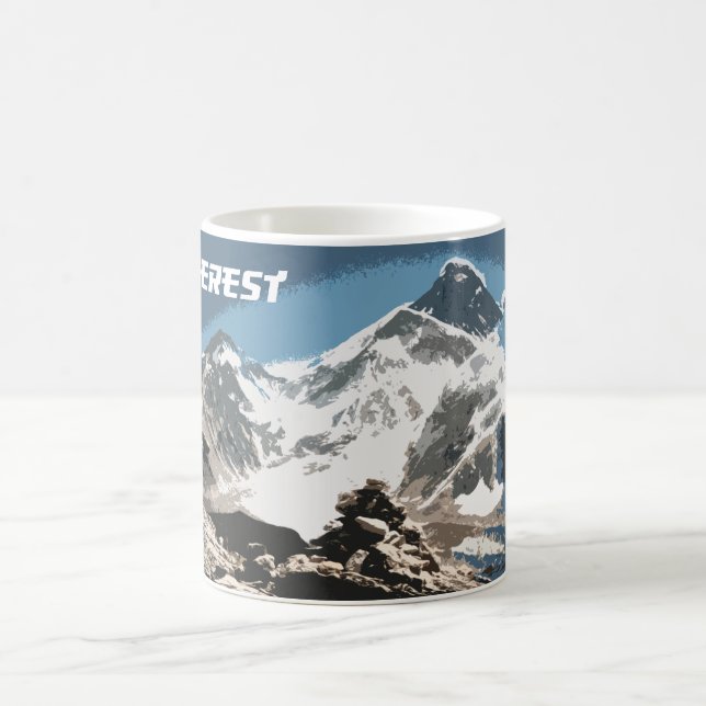 Taza De Café Vista del Monte Everest, recuerdo, Nepal (Centro)