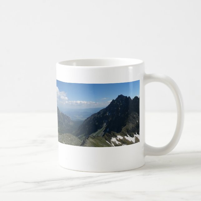 Taza De Café Vista del paso de Koprowa, Tatras (Derecha)