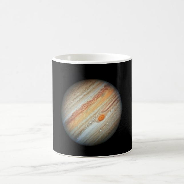 Taza De Café Vista del planeta Júpiter (Telescopio Hubble) (Centro)