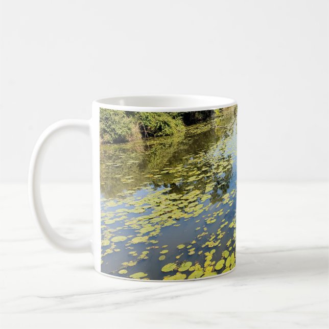 Taza De Café Vista del río Lake Erie Metropark (Izquierda)