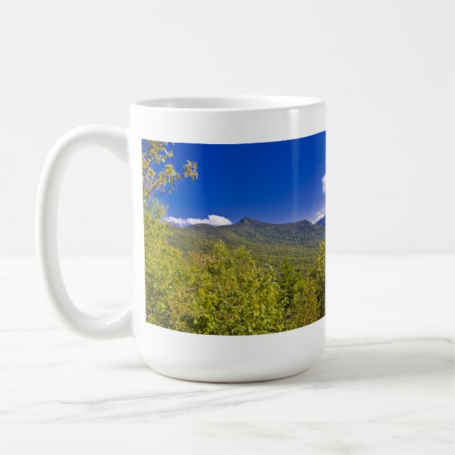 Taza De Café Vista del sendero de la escarcha de Vermont (Izquierda)