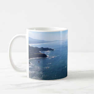 Taza De Café Vista desde Cabo Foulweather, Newport, Oregón
