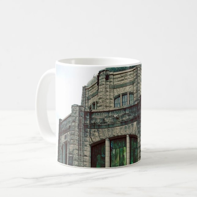 Taza De Café Vista House, desfiladero del río Columbia, Oregón (Anverso izquierdo)