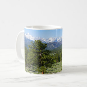 Taza De Café Vista panorámica de Rocky Mountain