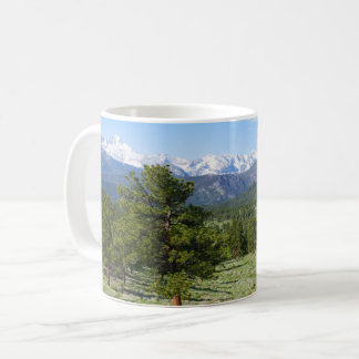 Taza De Café Vista panorámica de Rocky Mountain
