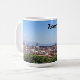 Taza De Café Vista panorámica de Roma desde Castel Sant'Angelo