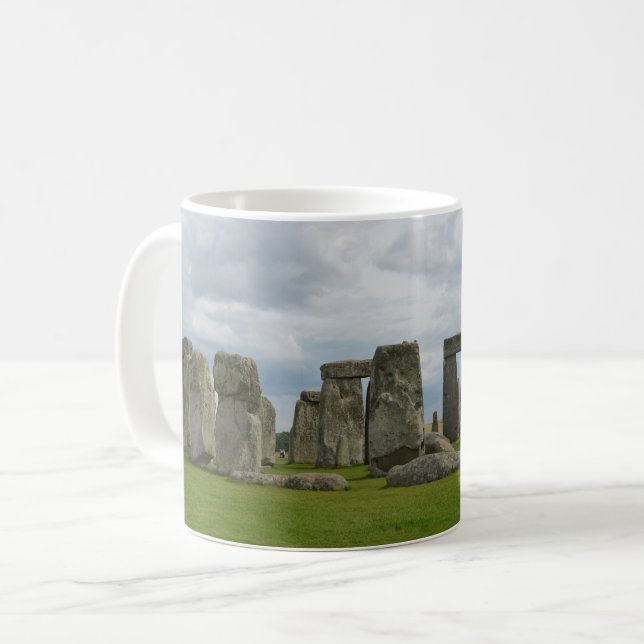 Taza De Café Vista panorámica de Stonehenge (Anverso izquierdo)