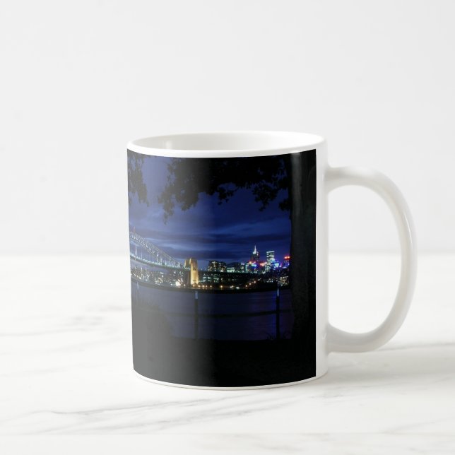 Taza De Café Vista panorámica del puerto de Sydney (Derecha)
