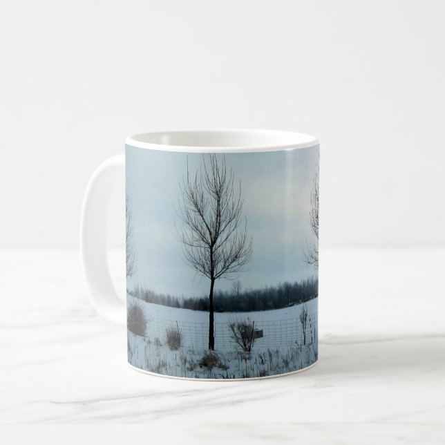 Taza De Café Vista rural en Quebec, Canadá (Anverso izquierdo)
