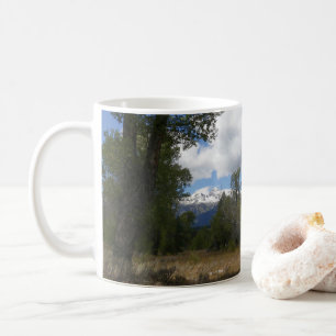 Taza De Café Vista Soleada de la Montaña Grand Teton