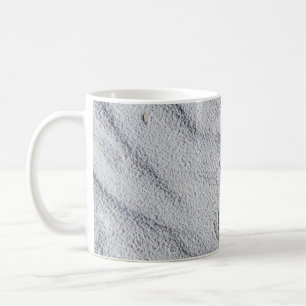 Taza De Café Vista superior de dunas de arena