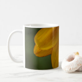 Taza De Café Vista trasera del girasol