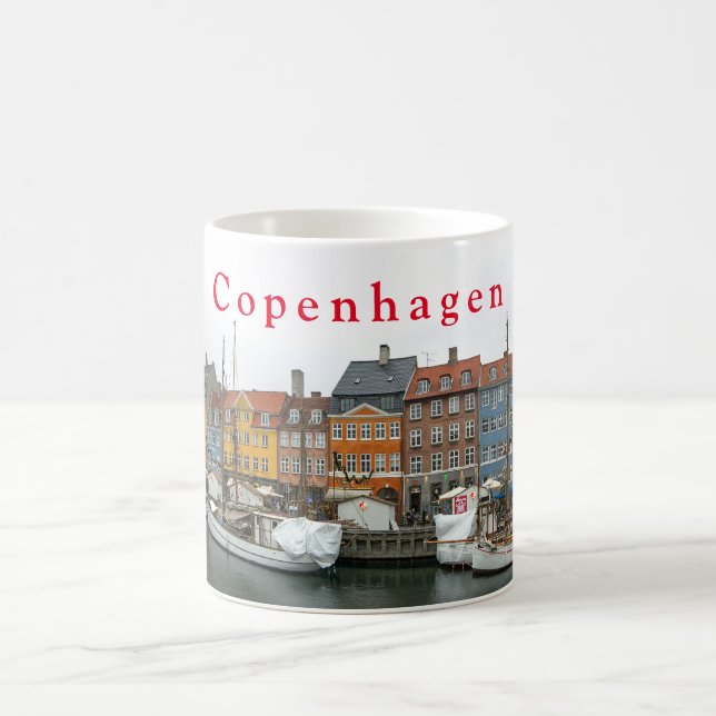 Taza De Café Vistas de Copenhague. Nyhavn. P. 4. (Centro)