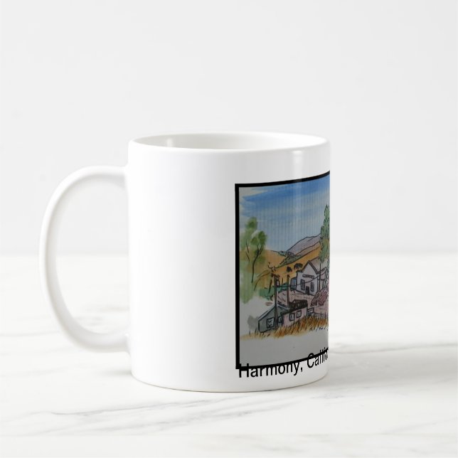 Taza De Café Vistas de San Luis Obispo, armonía California (Izquierda)
