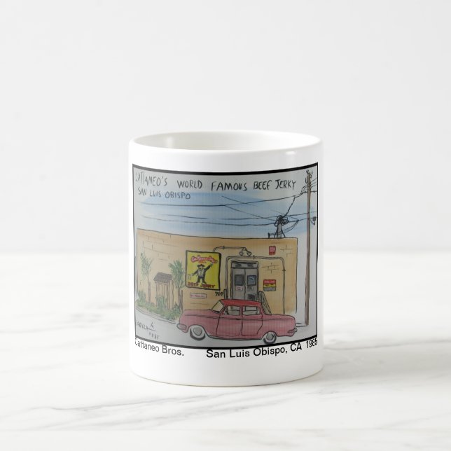 Taza De Café Vistas de San Luis Obispo, CA, Cattaneo Bros. (Centro)