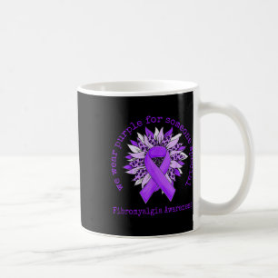 Taza De Café Viste Fibromialgia Púrpura Conciencia Leopa Giraso