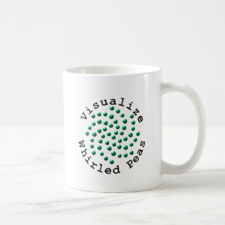 Taza De Café Visualice los guisantes girados 2