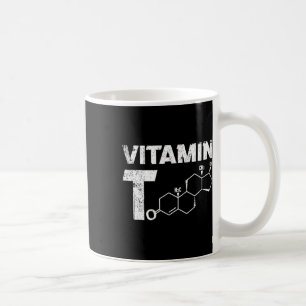 Taza De Café Vitamina T Testosteron Bodybuilding Gym Fitness Tr